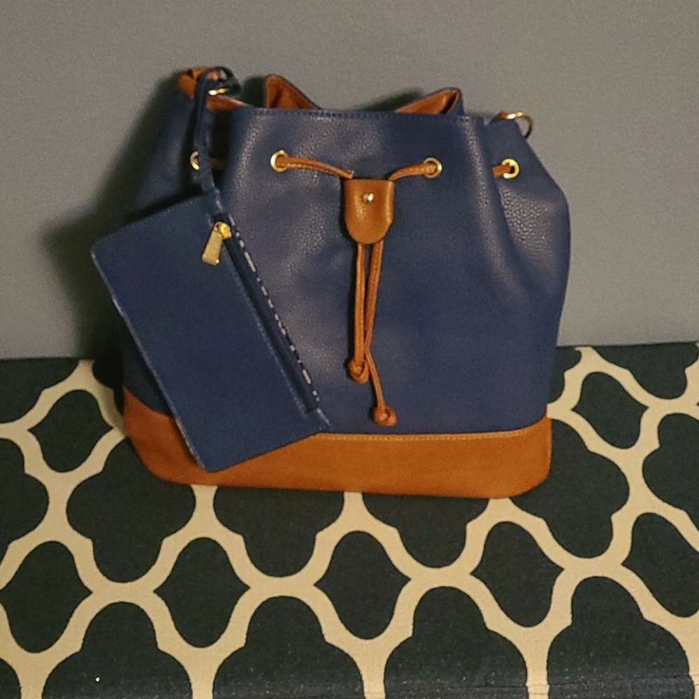 Drawstring Pocketbook With Bonus Clutch